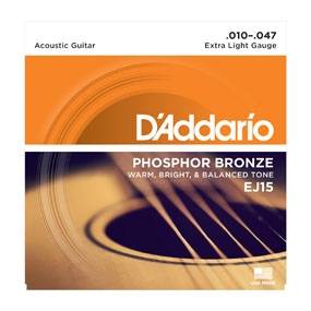 D'Addario EJ15 Extra Light Saiten