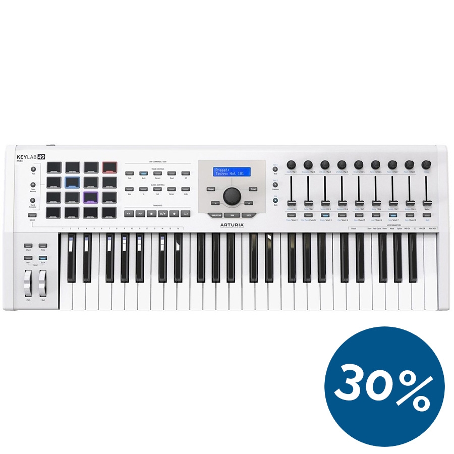 Arturia Keylab 49 MKII Midi Keyboard Wit