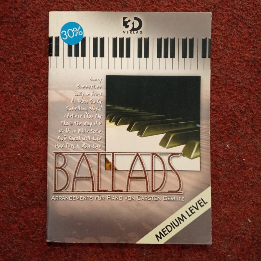 Ballads For Piano By Carsten Gerlitz Medium Level