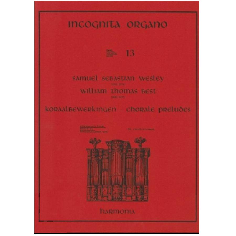 Best / Wesley - 13 Incognita Organo HU3289