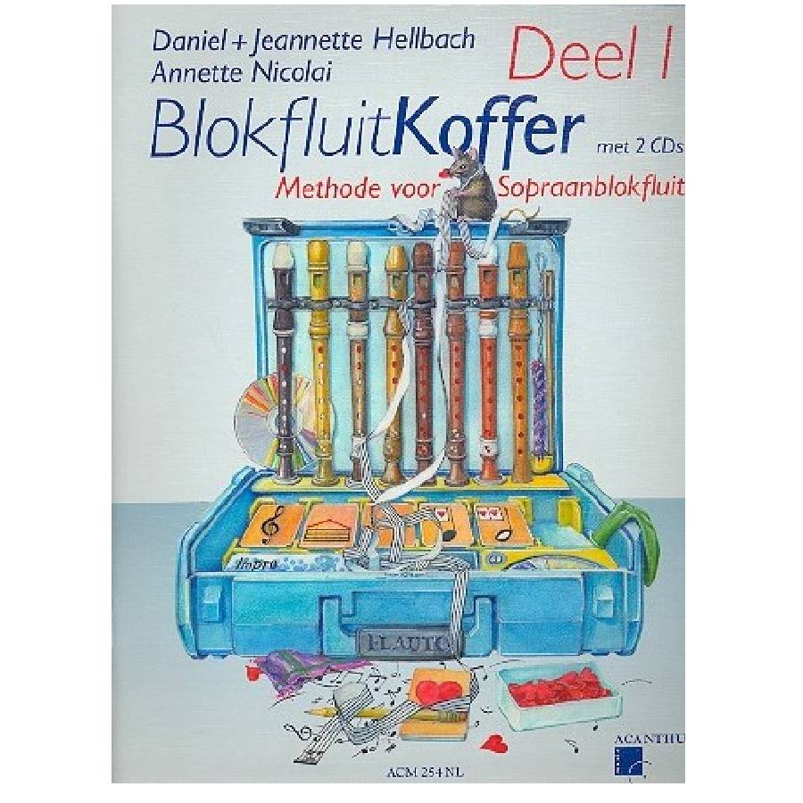 Blokfluitkoffer 1 - methode voor sopraanblokfluit