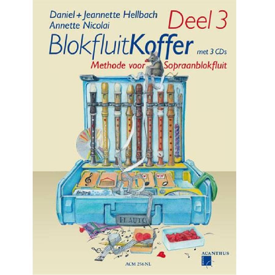 Blokfluitkoffer 3 - methode voor sopraanblokfluit