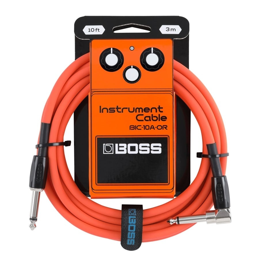 Boss BIC-10A-OR - Haakse Instrumentkabel - 3 Meter