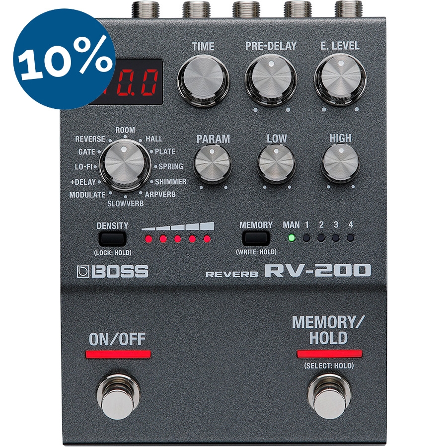 Boss RV-200 Reverb Effectpedaal
