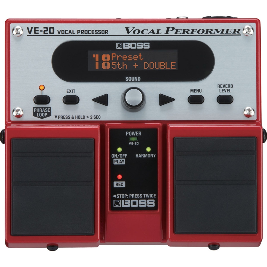 配信機器・PA機器・レコーディング機器 BOSS VE-20 Vocal Performer Boss VE-20 Vocal Processor Effectpedaal