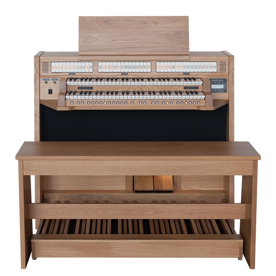 Content Celeste 236 Orgel - Blank Eiken