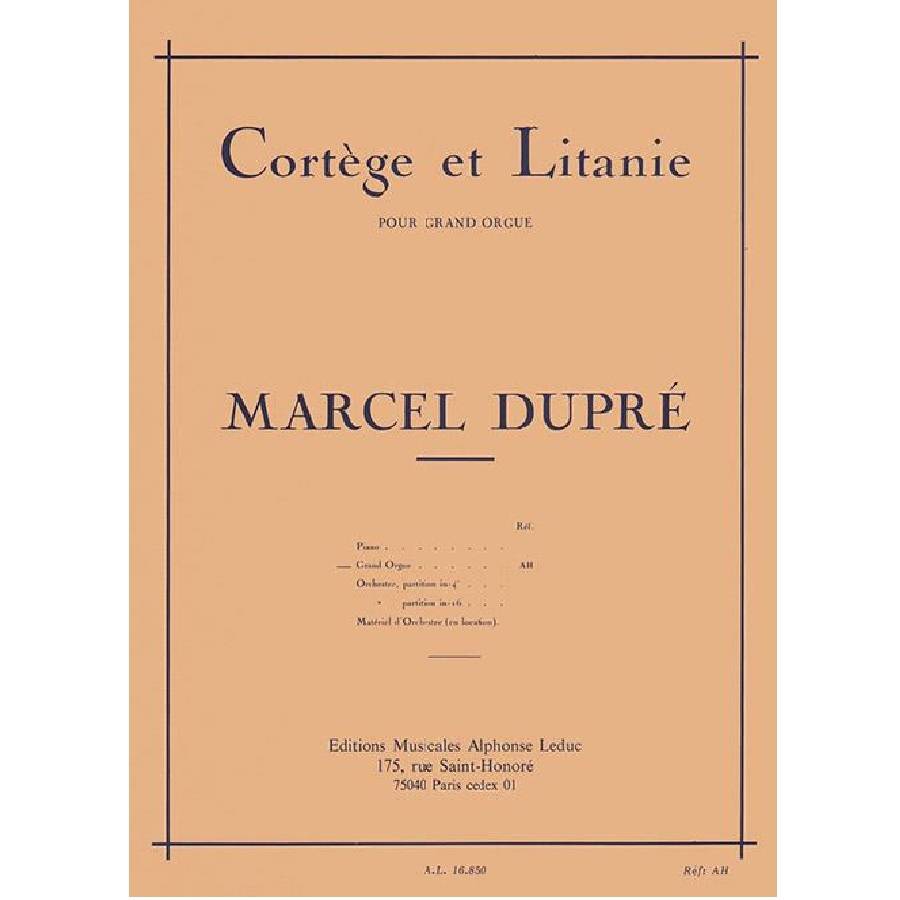 Cortege et Litanie - Marcel Dupré AL16850