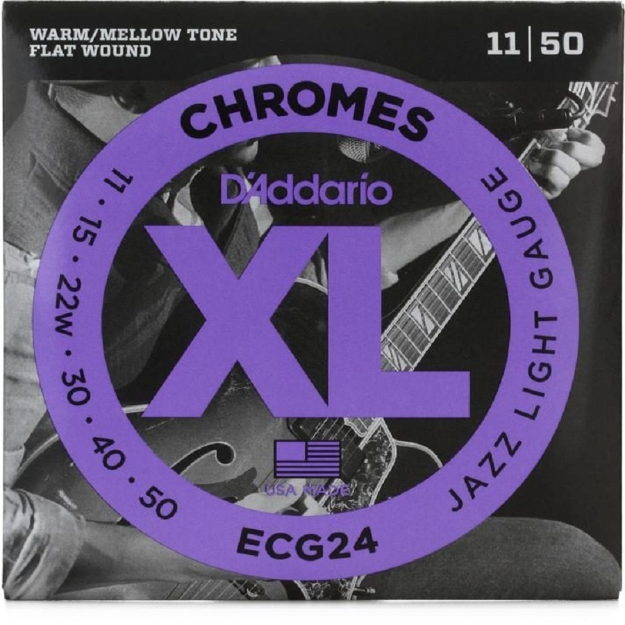 D'Addario ECG24 Flat Wound - .11 - .50