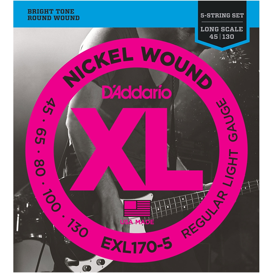 D'Addario EXL170-5 Bass Strings