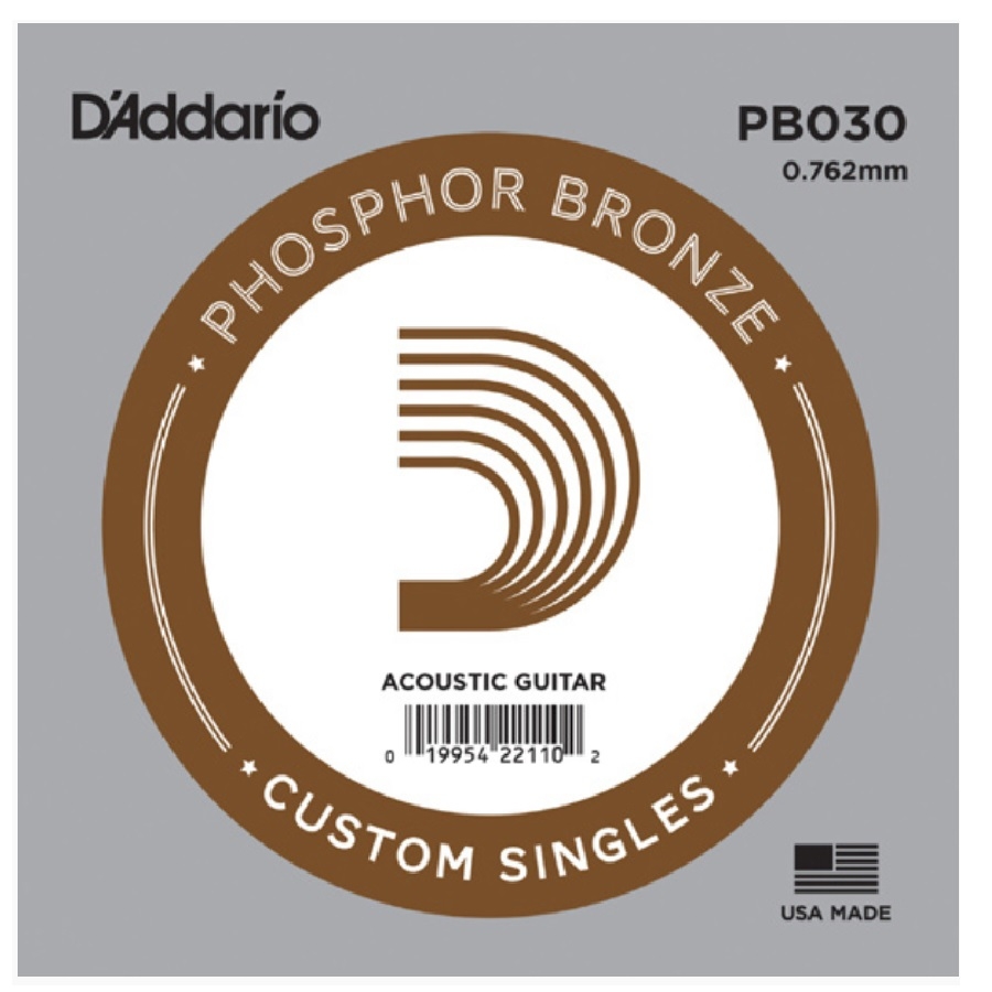 D'Addario PB030 - Stalen Snaar .030