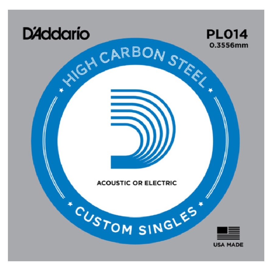 D'Addario PL014 - Stalen Snaar .014