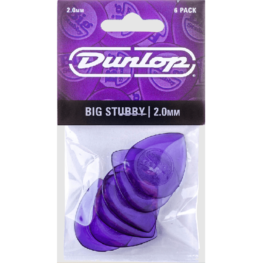 Dunlop Big Stubby 2.00mm - 6-pack