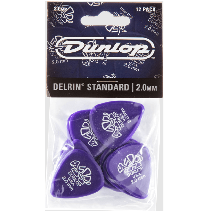 Dunlop Delrin 2.00mm - 12-pack