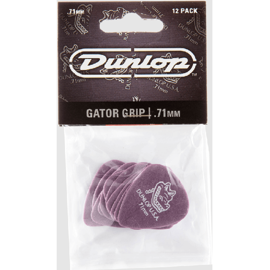 Dunlop Gator Grip 0.71mm Violet - 12-pack