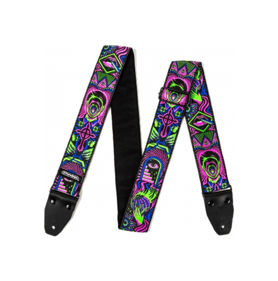 Dunlop ILD01 Headspace Green - Guitar strap