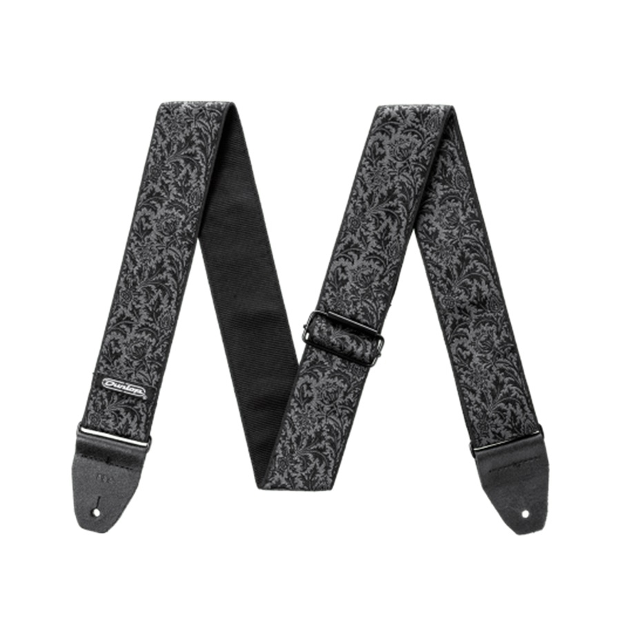 D'Addario Auto Lock Gitaarband - Metal Gray