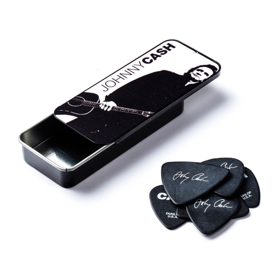 Dunlop Johnny Cash Legend Pick Tin - 6-pack