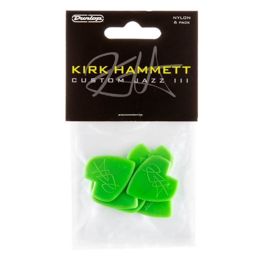 Dunlop Kirk Hammett Jazz III Green - 6-pack