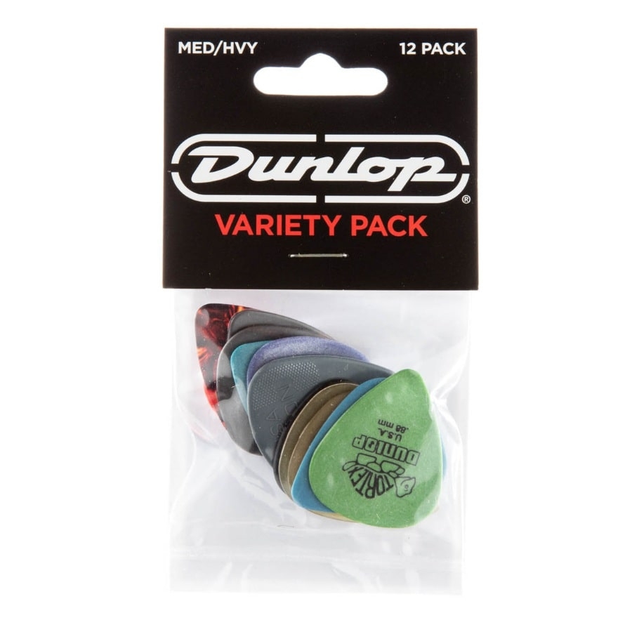 Dunlop Medium/Heavy Variety Pack - 12-pack