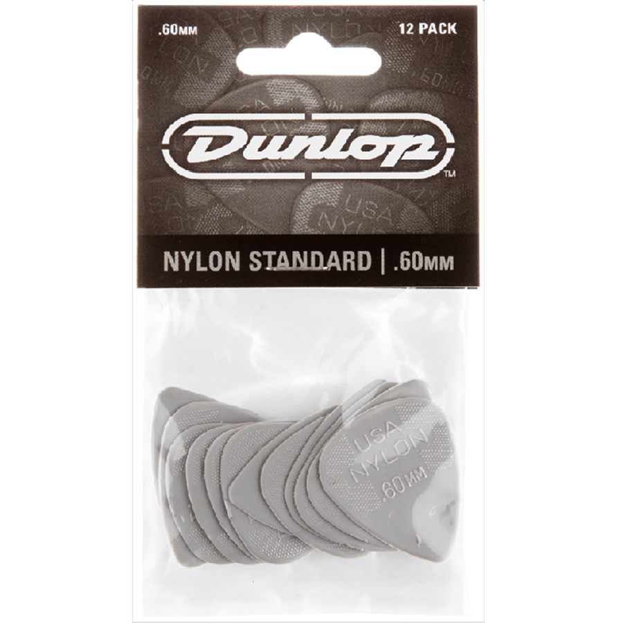 Dunlop Nylon .60mm Light Gray - 12-pack