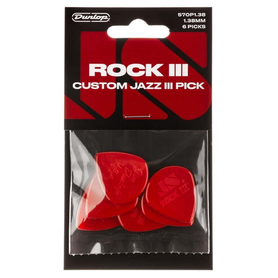 Dunlop Rock III Nylon Jazz III - 6-pack