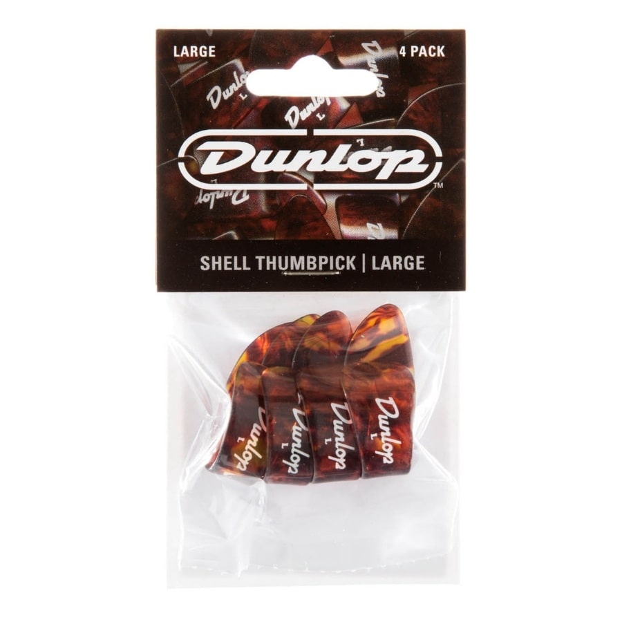 Dunlop Shell Thumbpicks Large - 4-pack