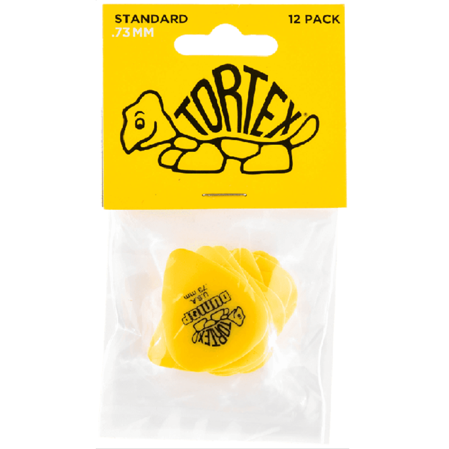 Dunlop Tortex .73mm Geel - 12-pack