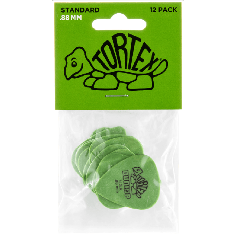 Dunlop Tortex .88mm Green - 12-pack