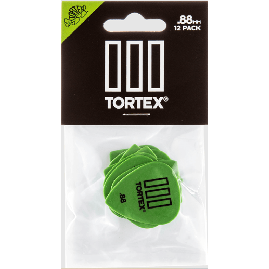 Dunlop Tortex TIII .88mm Green - 12-pack