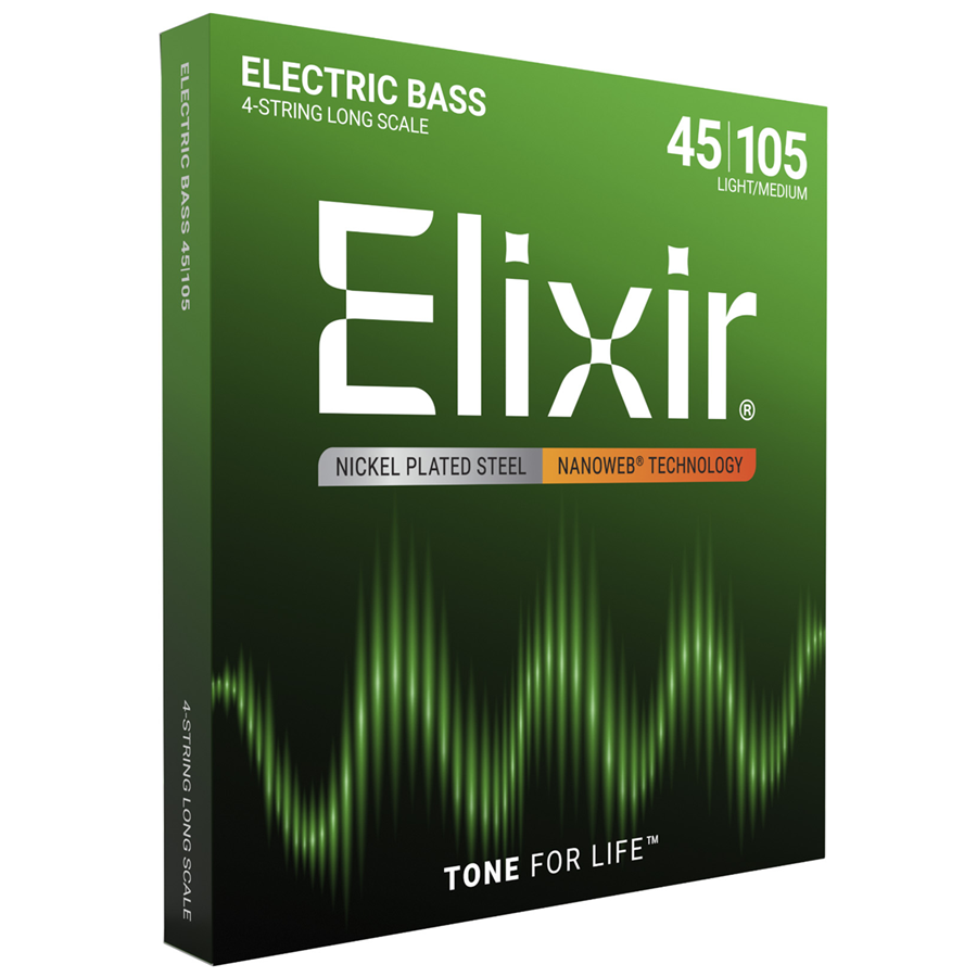 Elixir 14077 Saiten für Bassgitarre 45 - 105