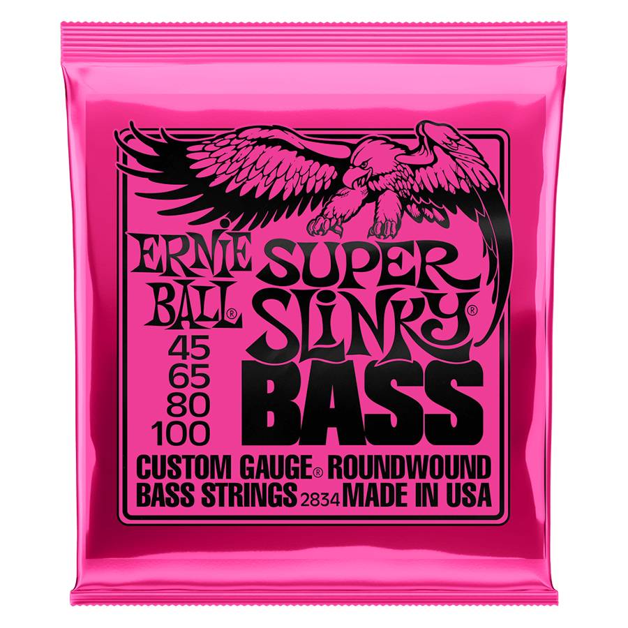 Ernie Ball 2834 Super Slinky 045-100 for Bass Guitar