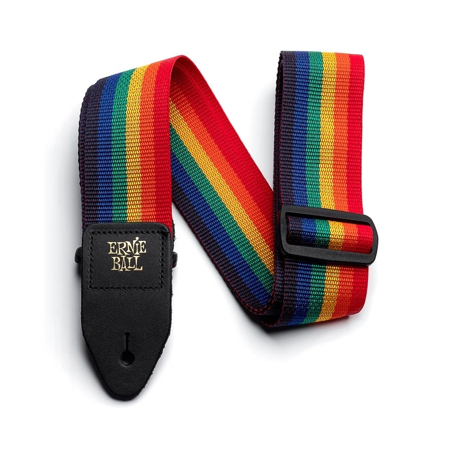 Ernie ball 4044 Polypro Gitaarband - Regenboog