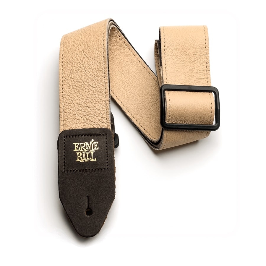 Ernie Ball 4136 Leren Gitaarband - Tan
