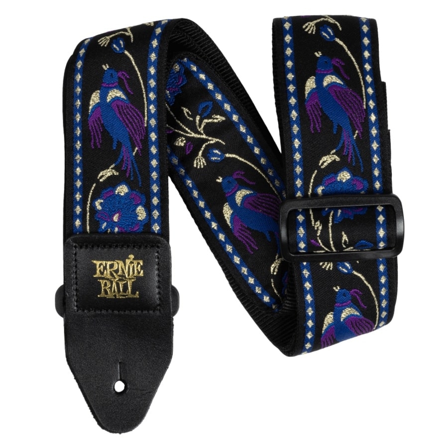Ernie Ball 5371 Jacquard Gitaarband - Purple Pleasant Pheasant