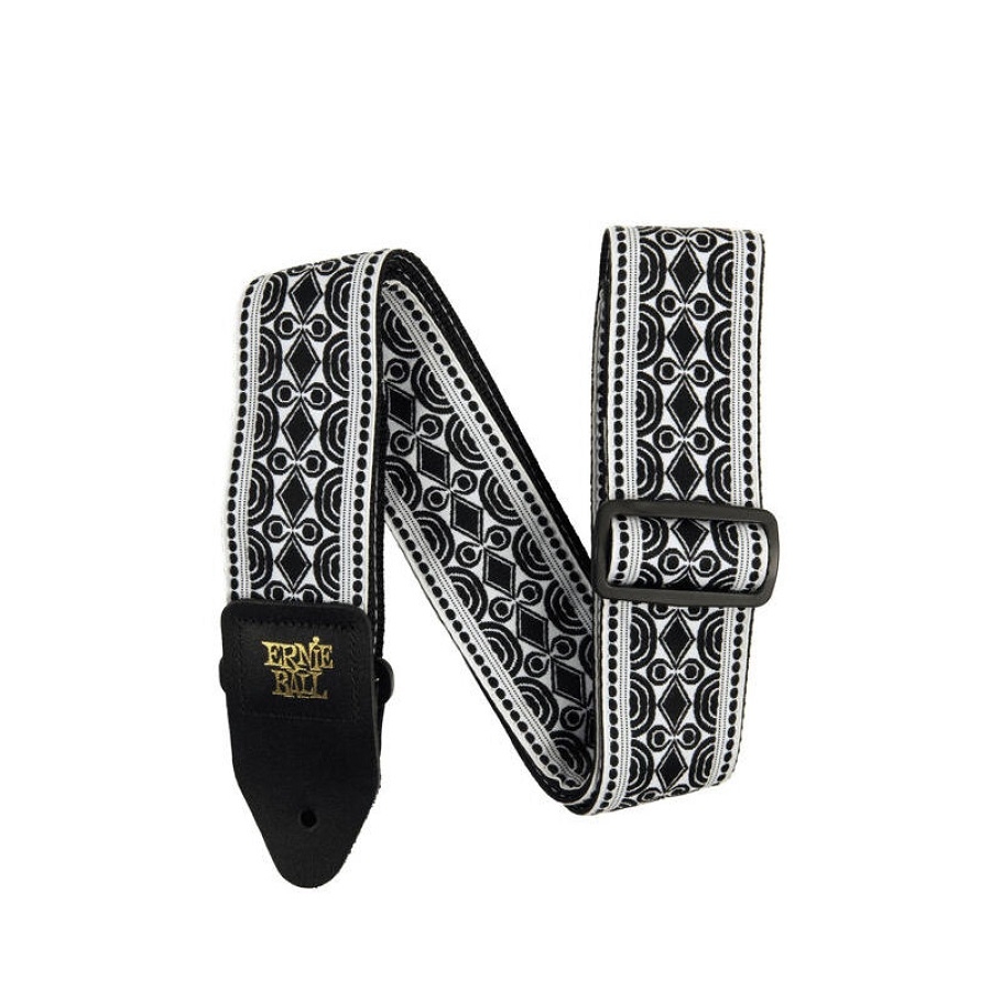 Ernie Ball 5319 Jacquard Gitaarband - Beatnik Black 