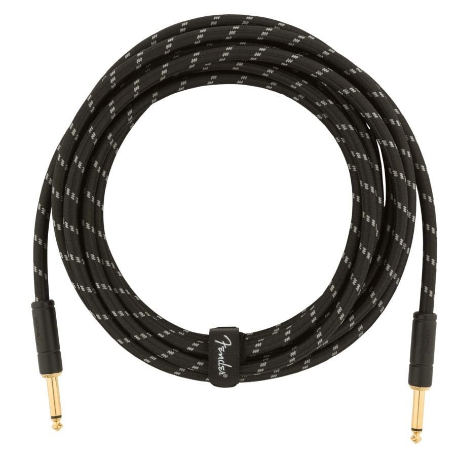 Fender Deluxe Instrumentenkabel 4,5m - Black Tweed
