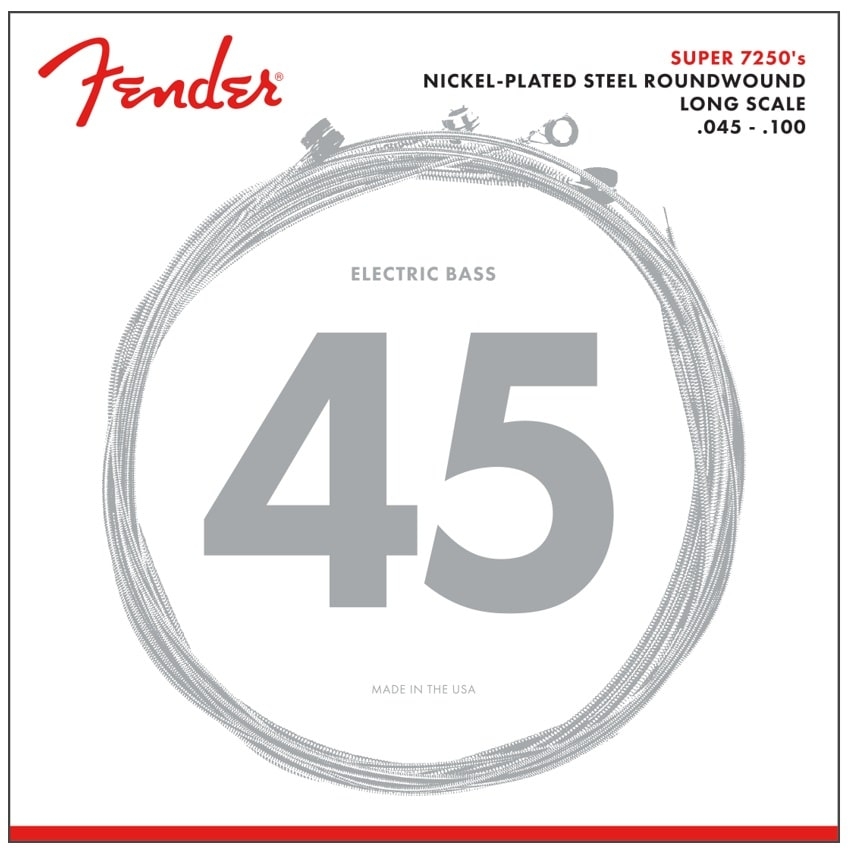 Fender Super 7250ML Elektrische Bassnaren - .045-.100