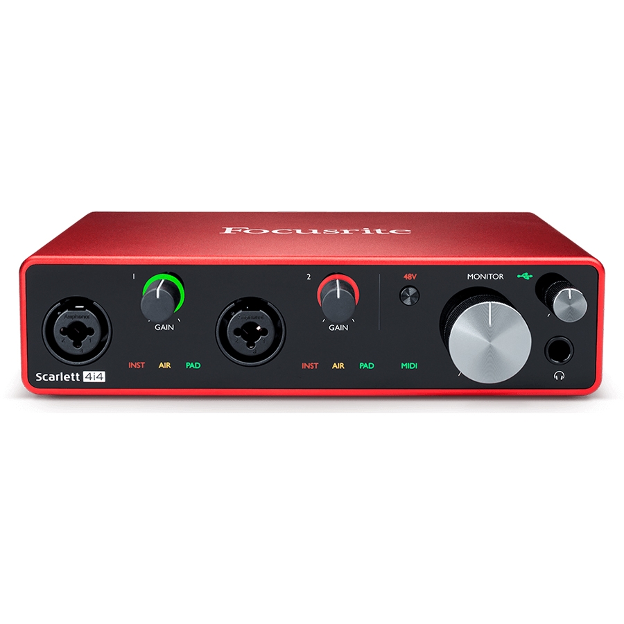 Focusrite Scarlett 4i4 3rd Gen Audio Interface