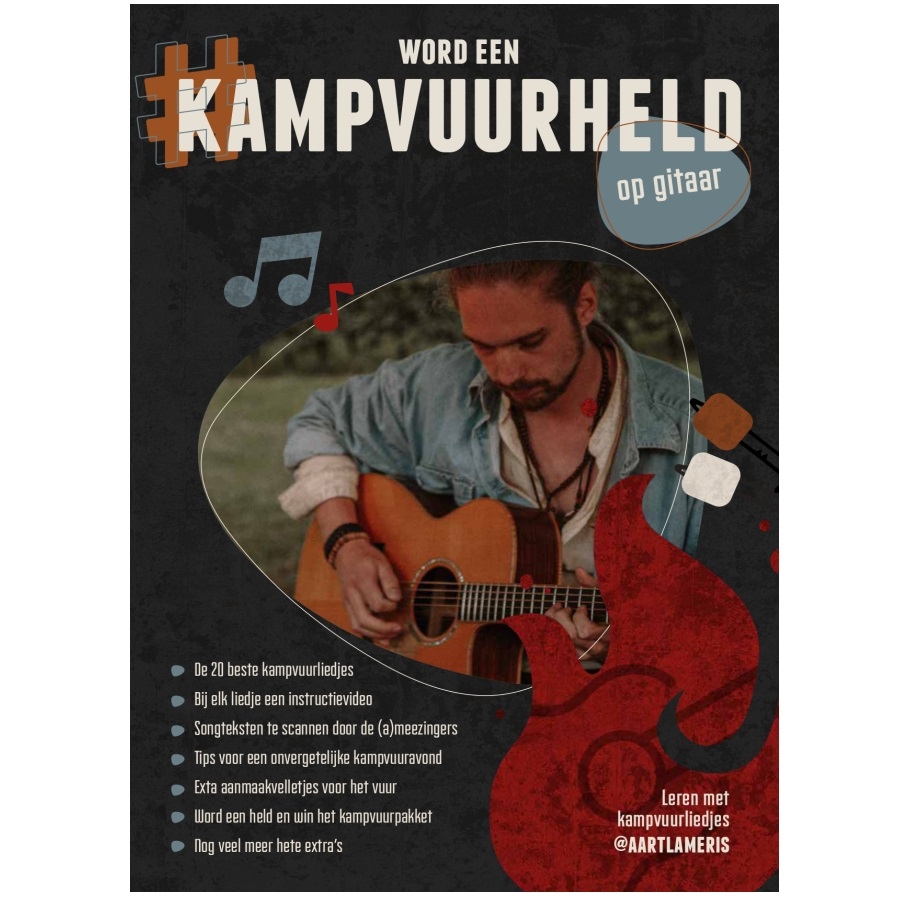 Gitaarboekje #KAMPVUURHELD - Aart Lameris