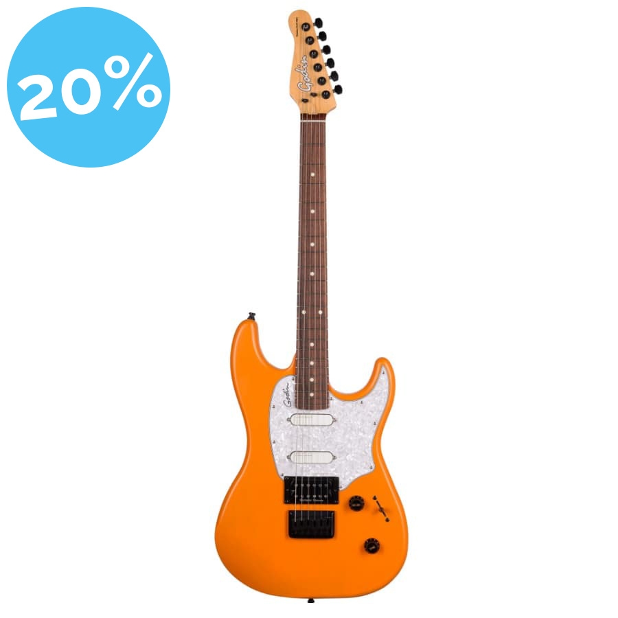 Godin Session R-HT Pro Retro Orange - Gesigneerd