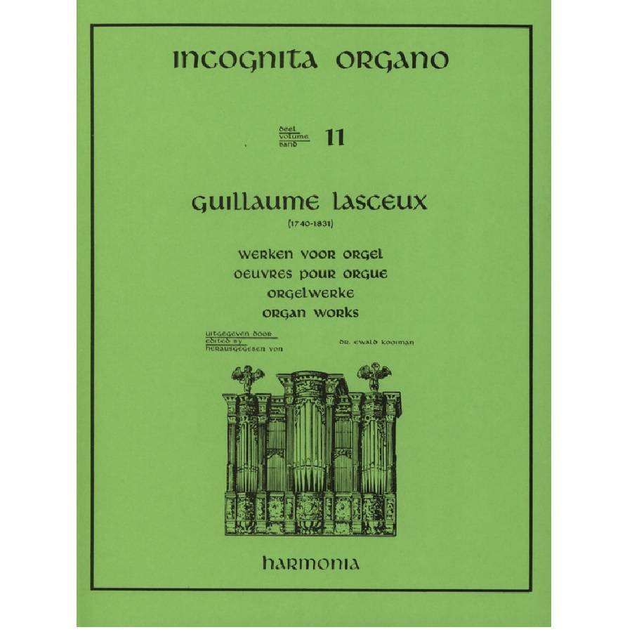 Guillaume Lasceux - 11 Incognita Organo HU3184