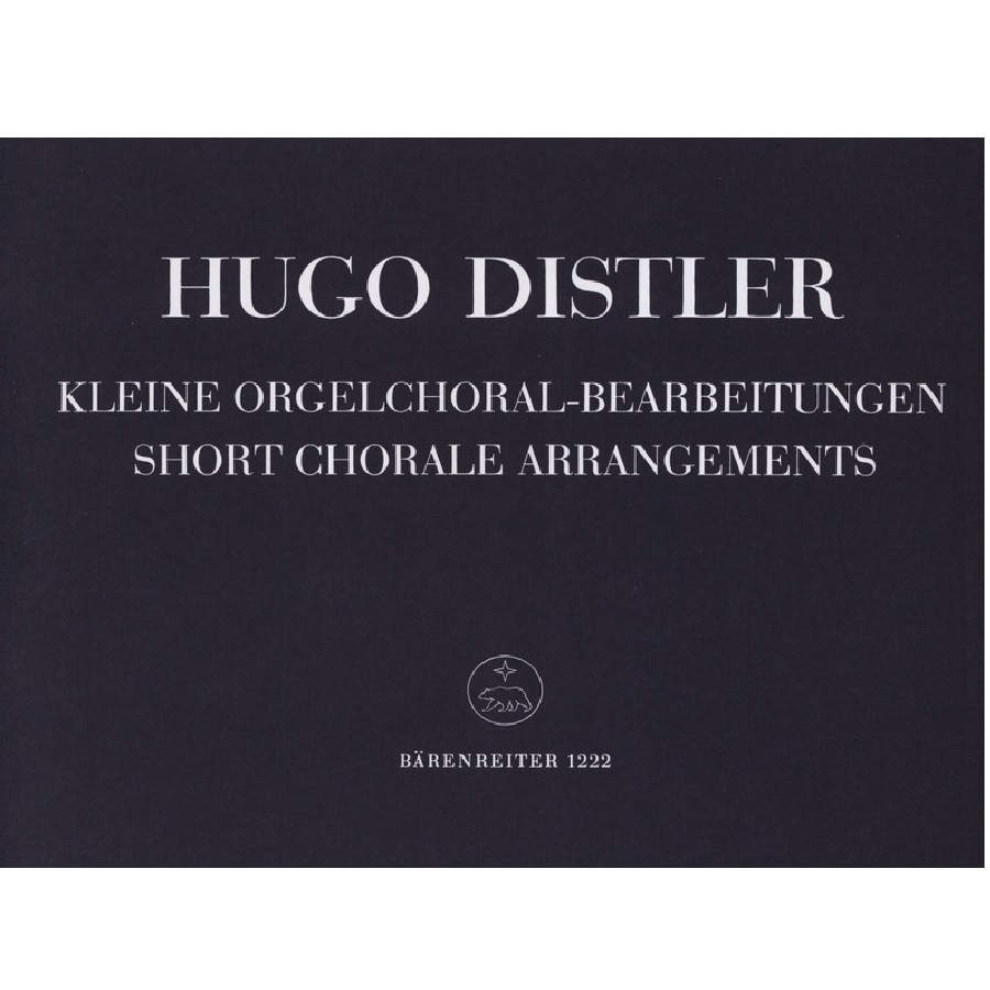 Hugo Distler - 7 Kleine Orgelchoralbearbeitungen Bärenreiter