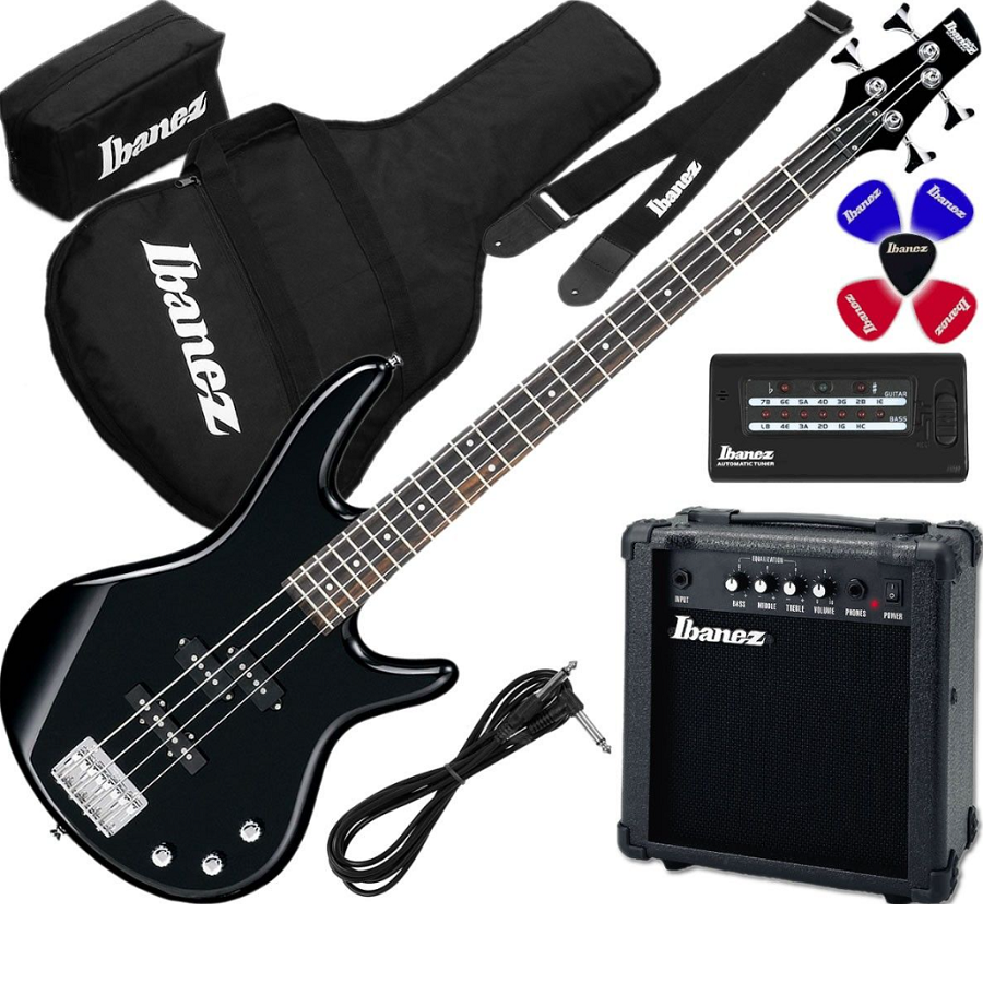 Ibanez IJSR190U Bass Guitar Starter Pack - Black