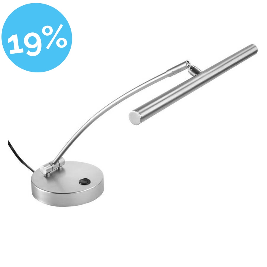 Jahn L4034 Klavierlampe - Nickel Matt