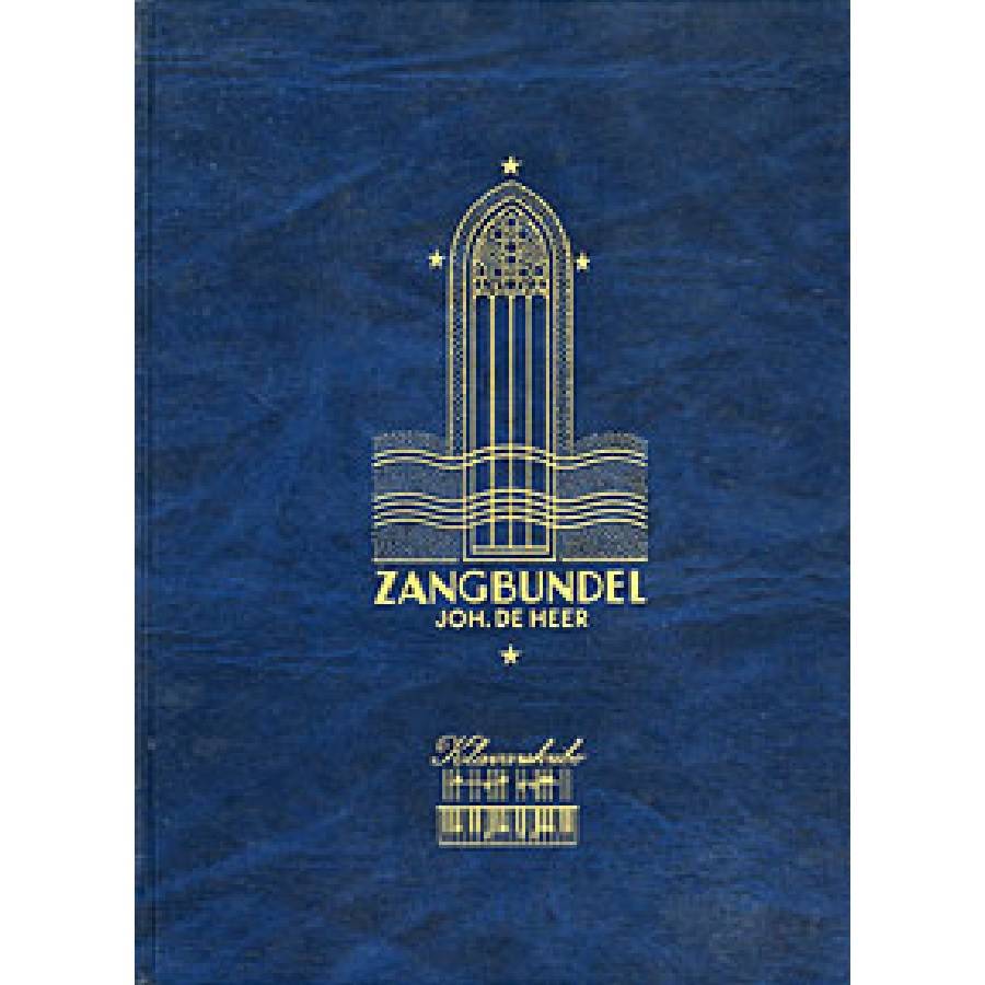 Joh. de Heer zangbundel - klavarskribo