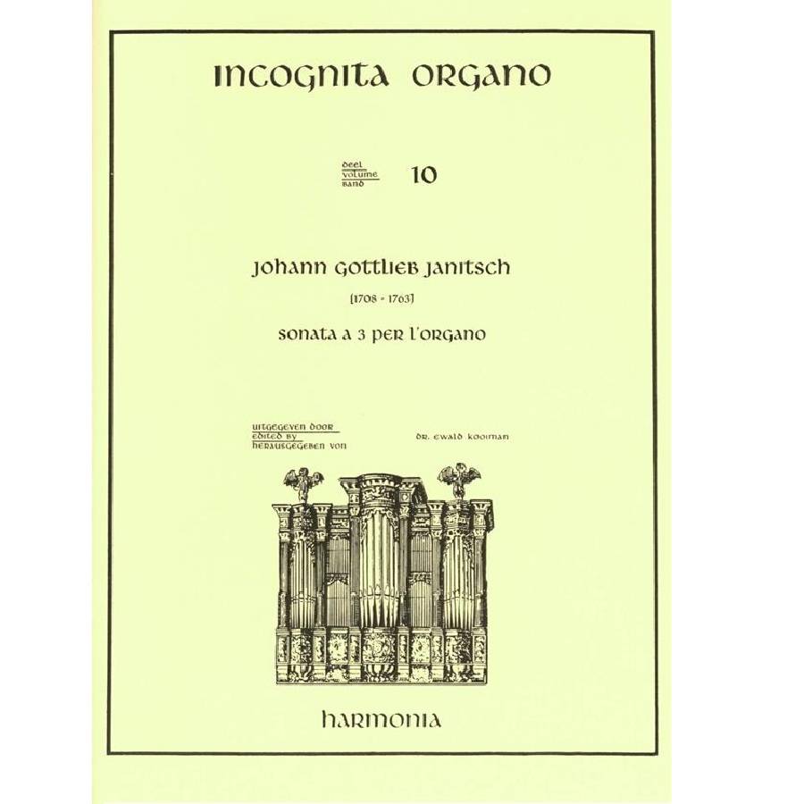 Johann Gottlieb Janitsch - 10 Incognita Organo HU3183