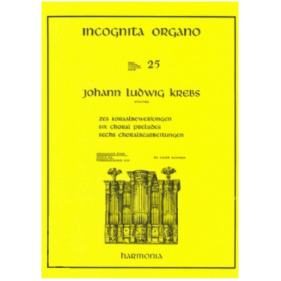 Johann Ludwig Krebs - 25 Incognita Organo HU3544