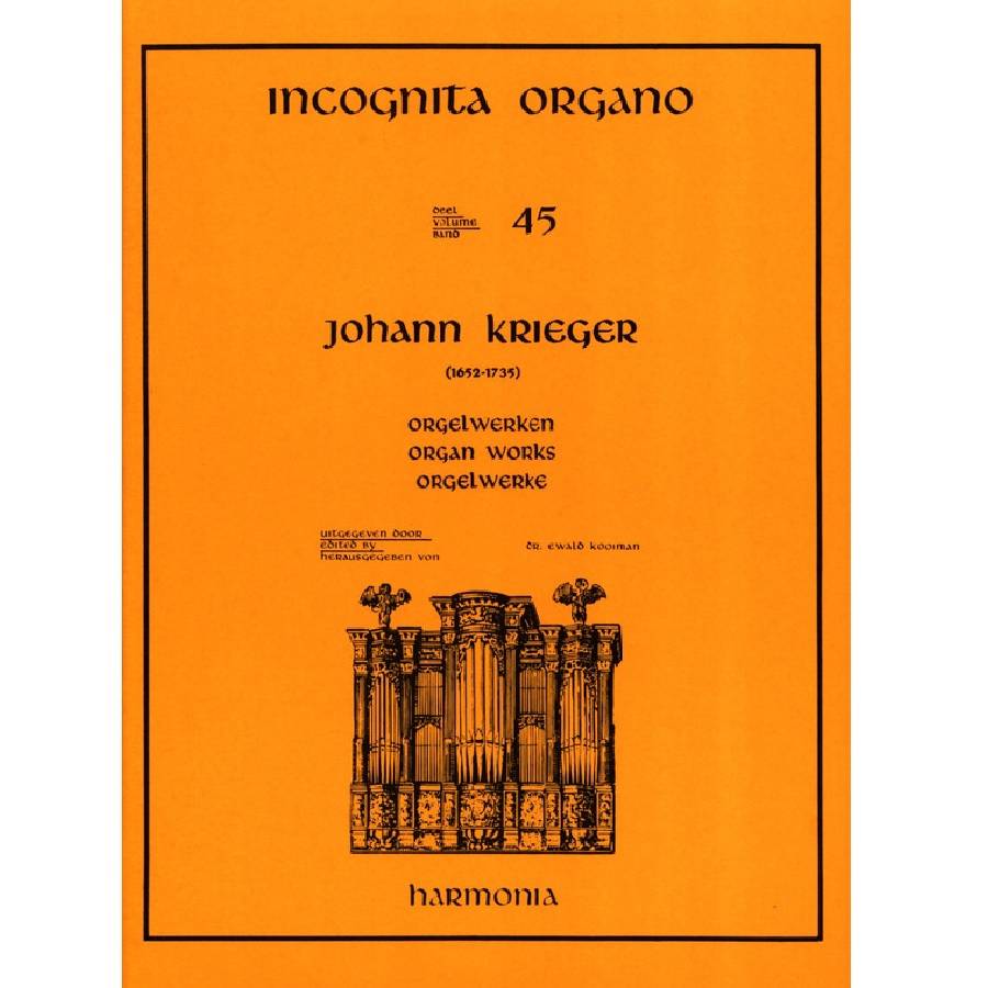 Johann Philipp Krieger - 45 Incognita Organo HU4042