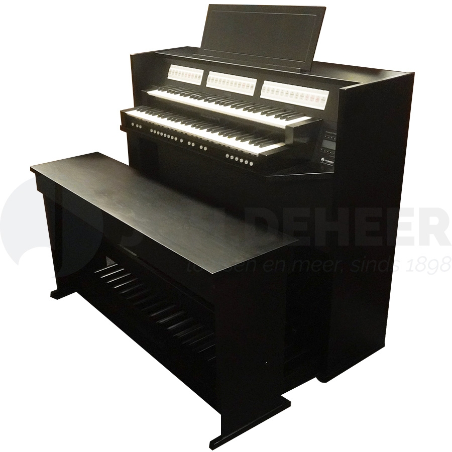 Orgue Johannes de Heer VII noir, d'occasion