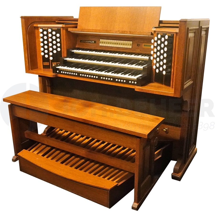 Johannus Rembrandt 3000 Used Organ - Dark Oak